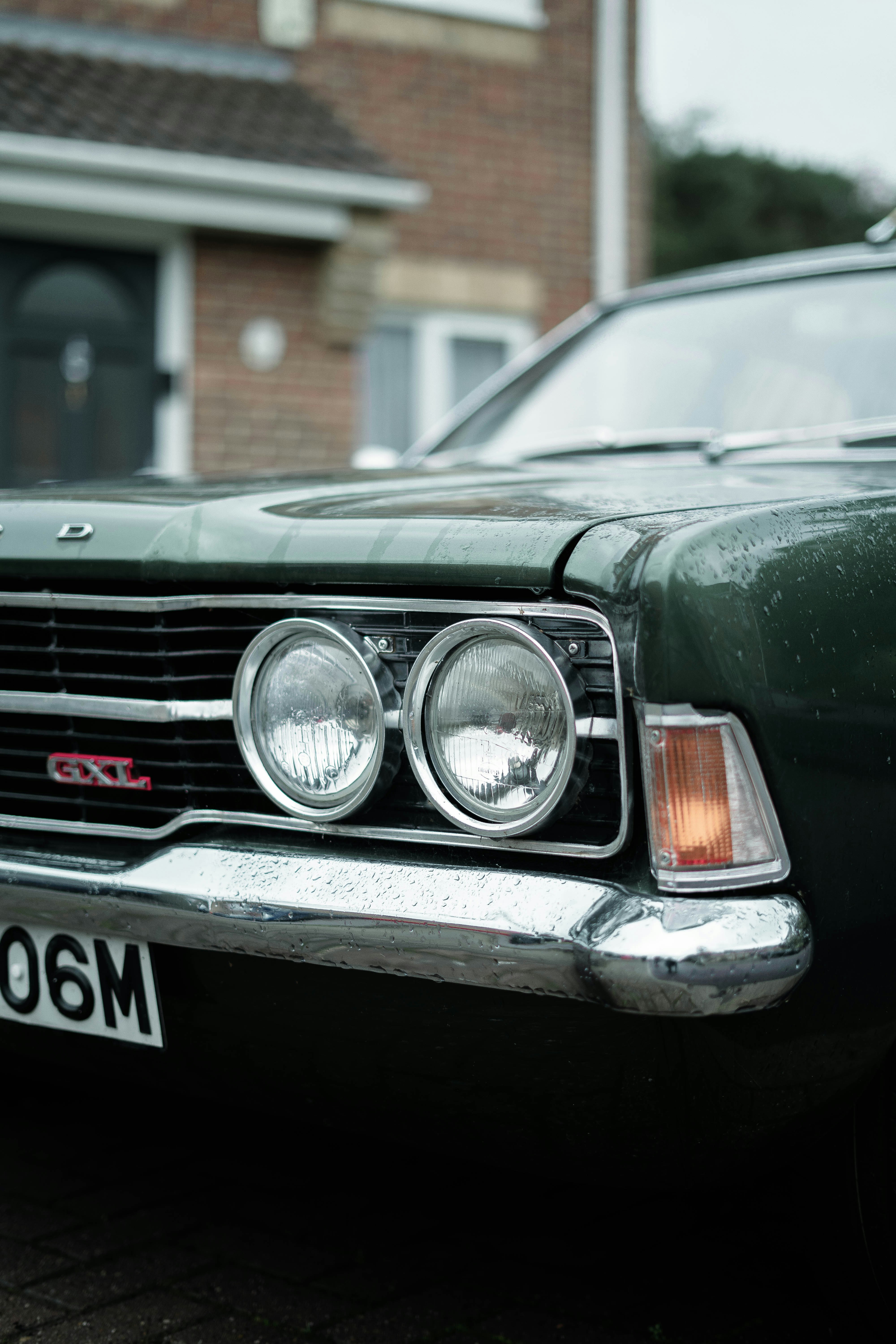 the front of a car
