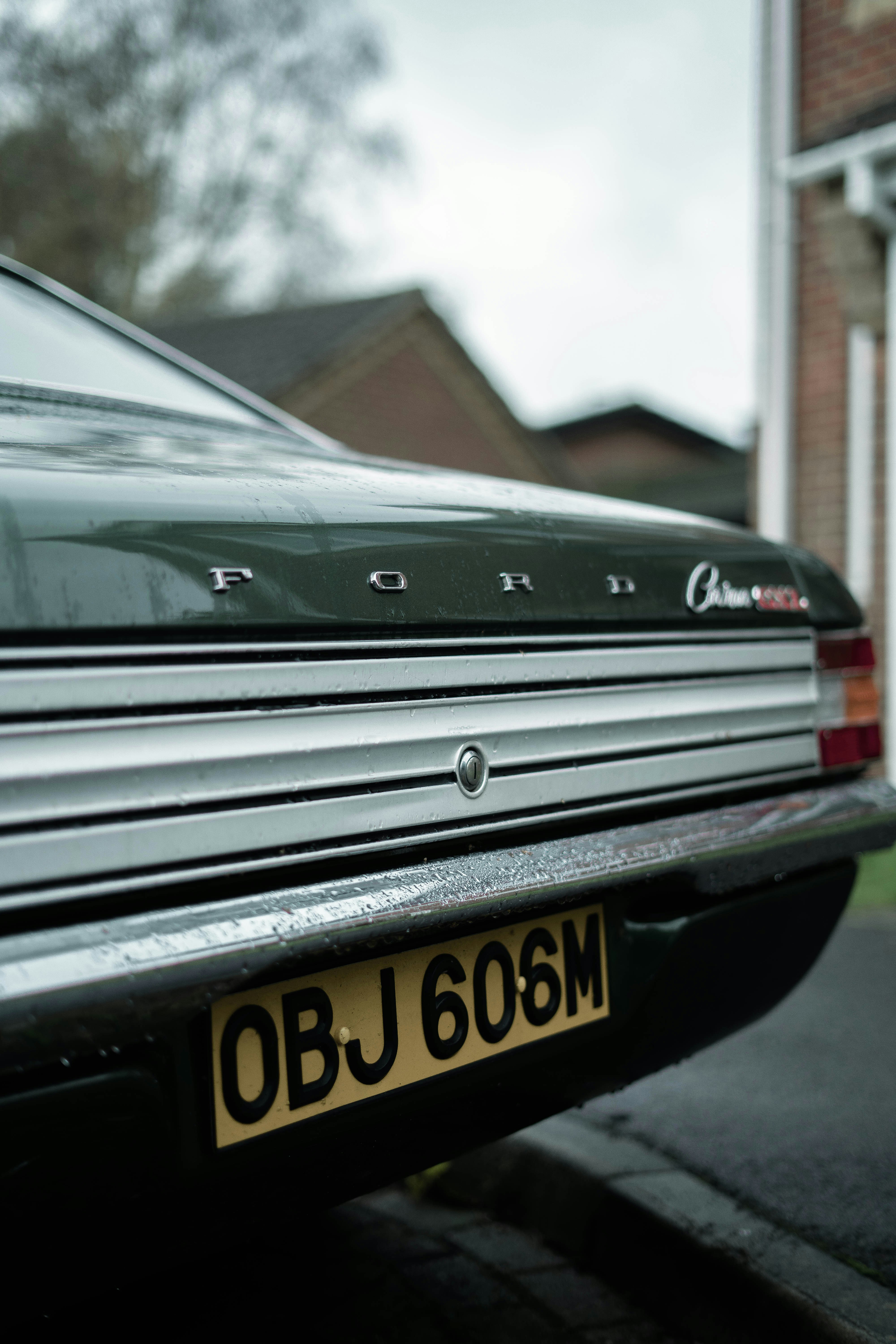 the back of a car