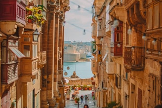 a street with buildings on both sides