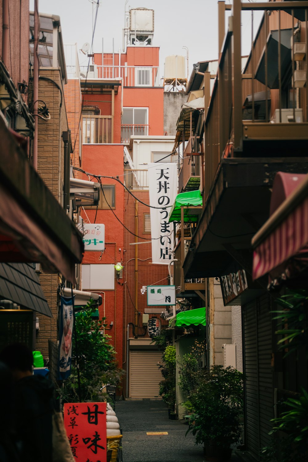 a street with buildings on both sides