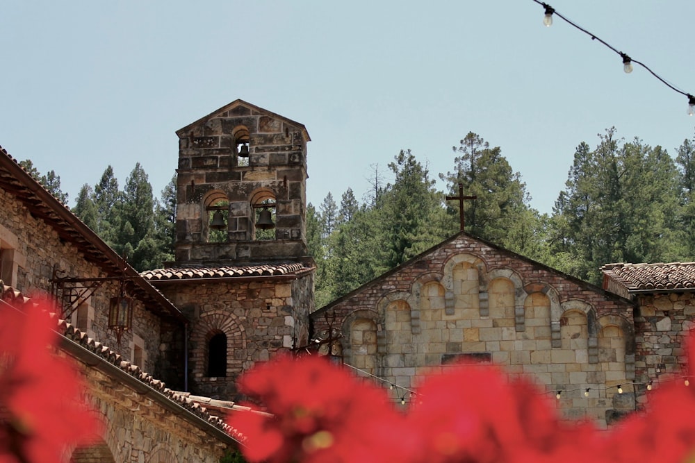 a building with a tower