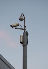 a light pole with a light on top