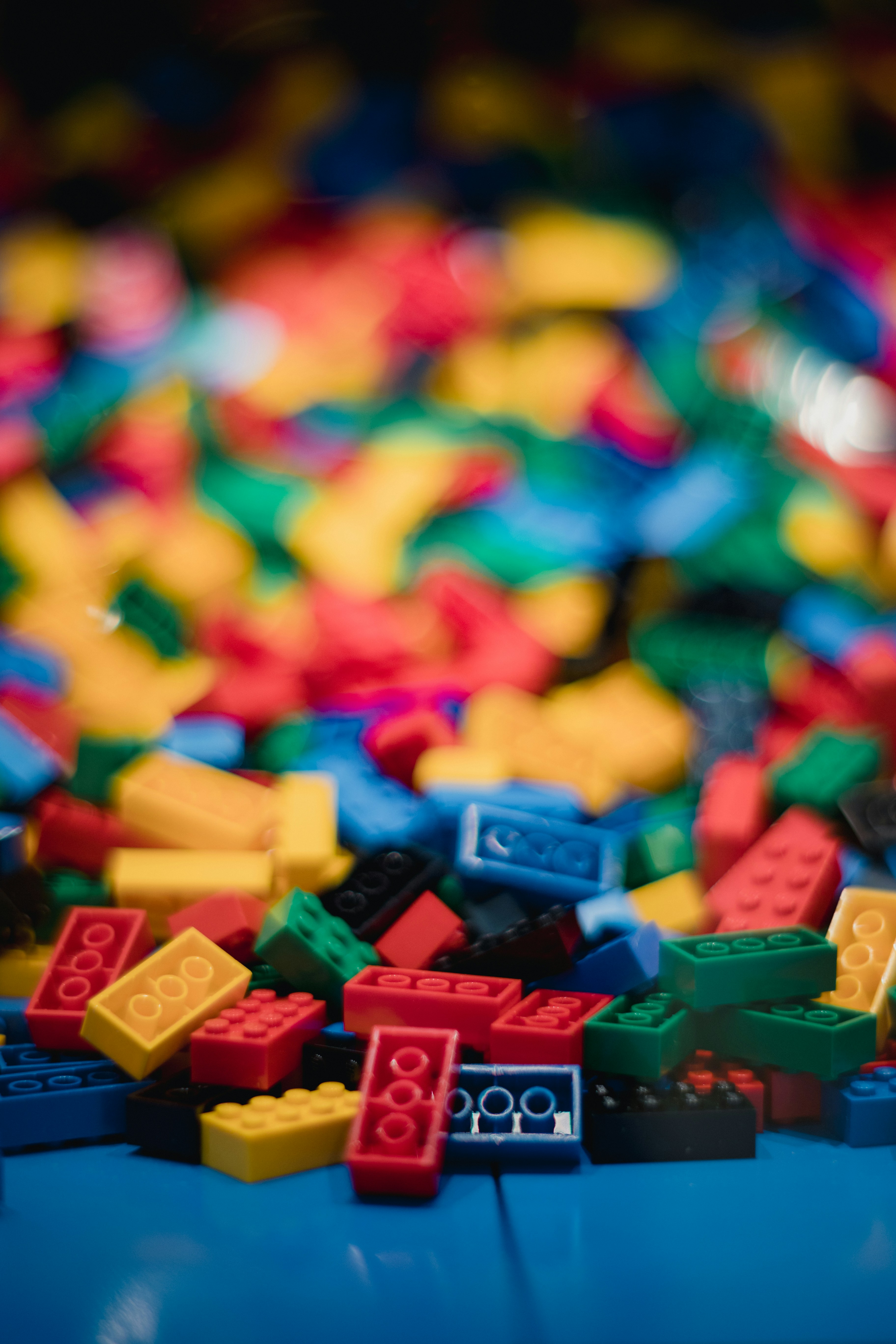 a close up of a pile of dice