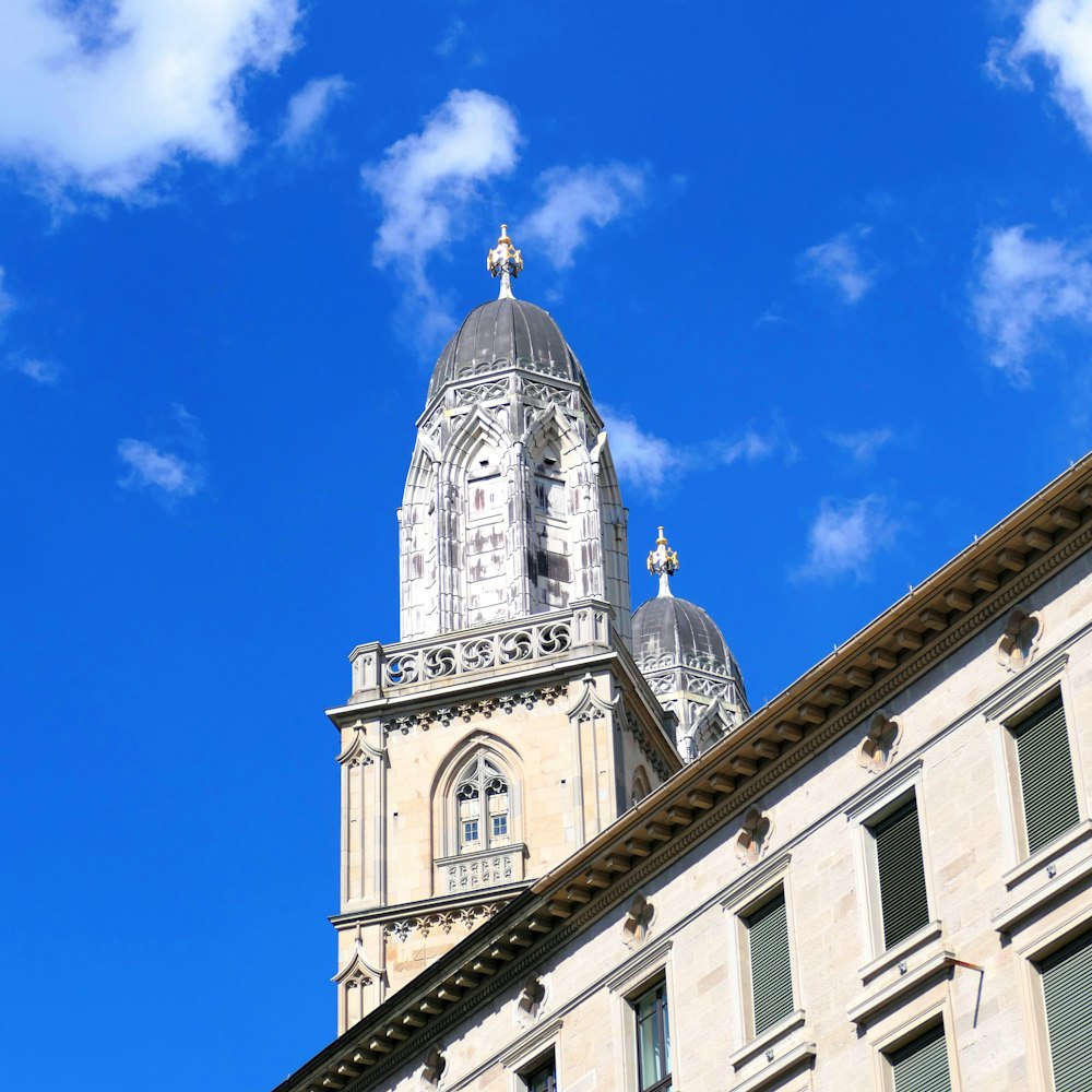 a building with a tower