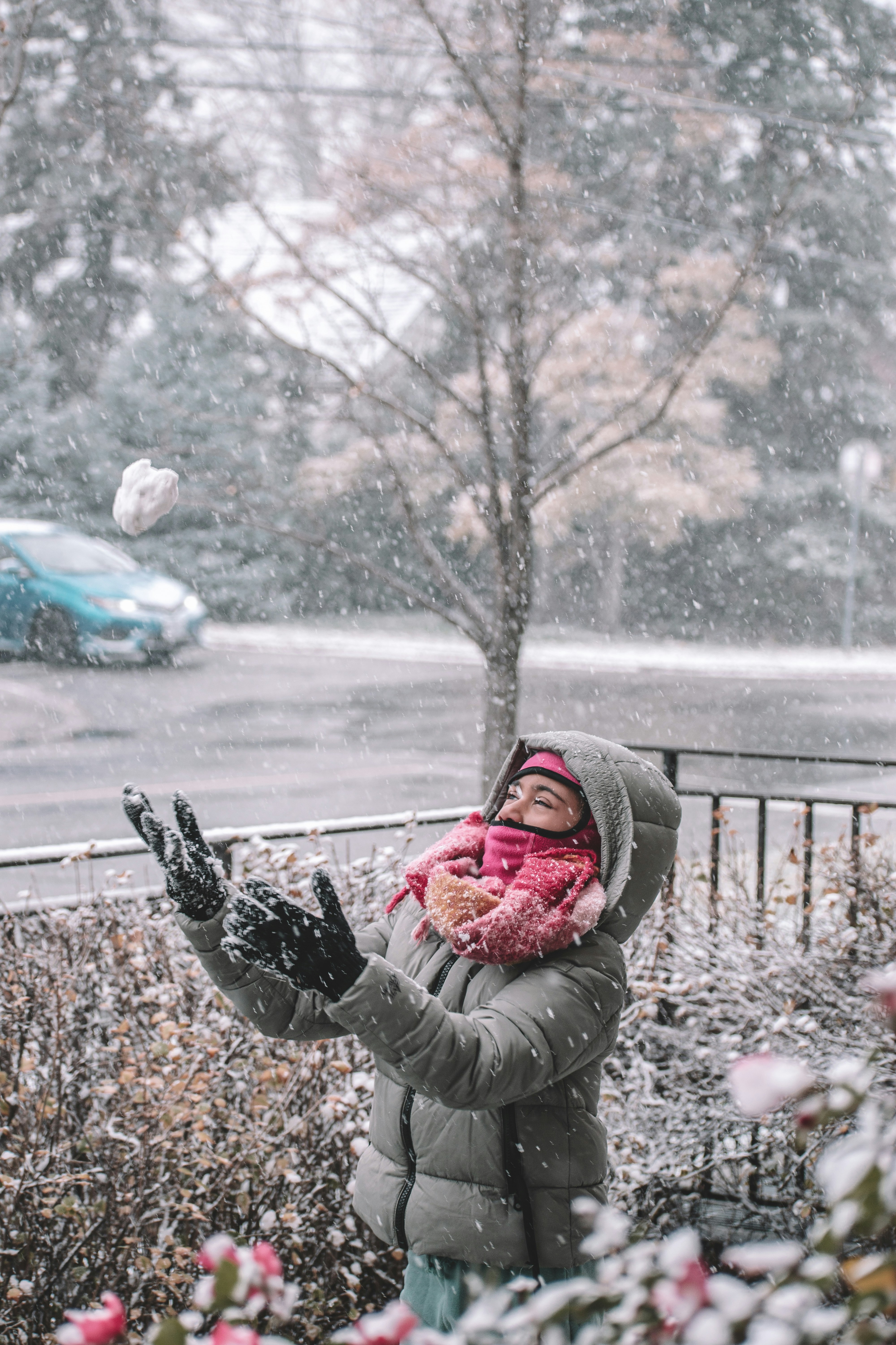 a person holding a baby