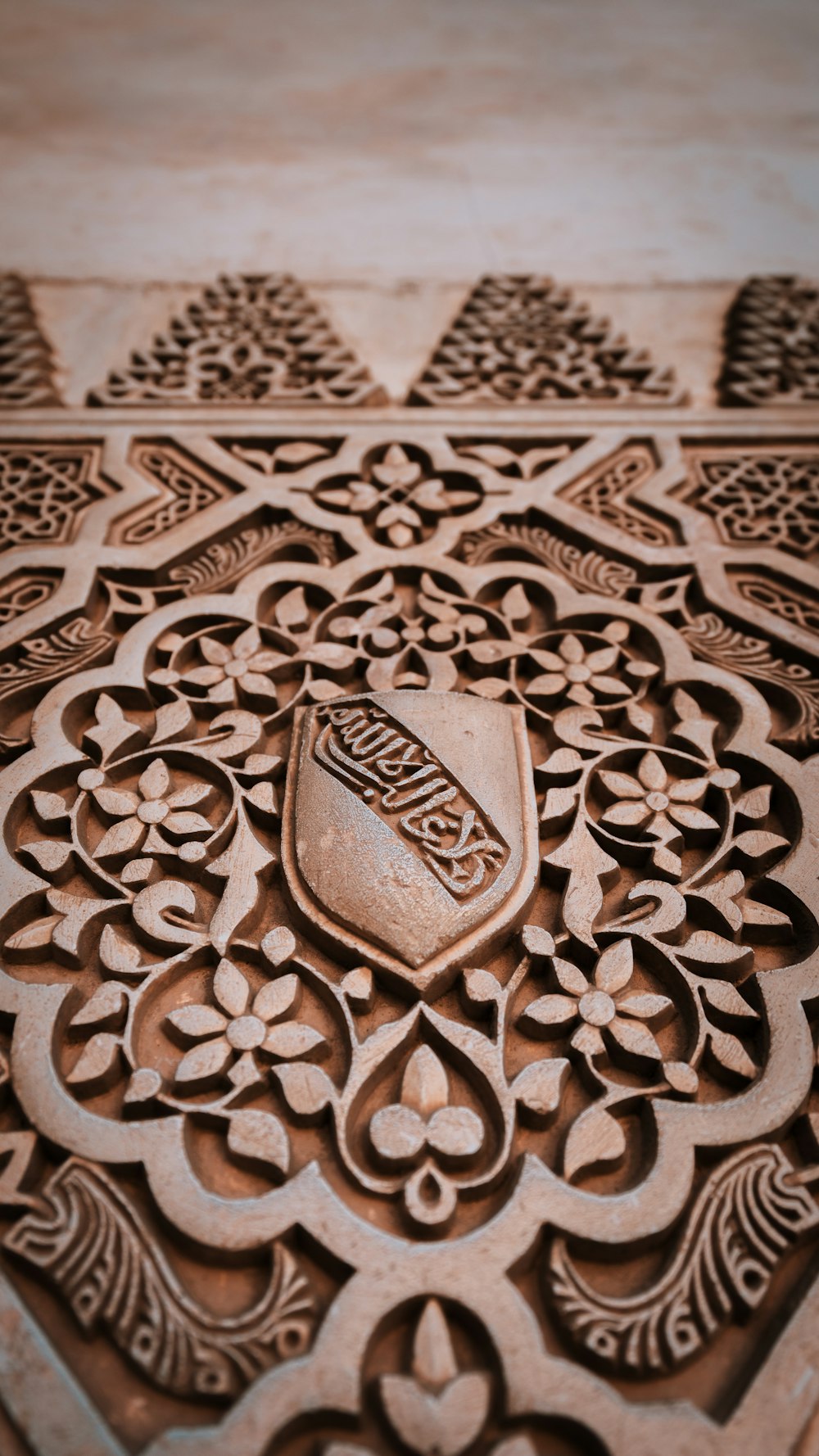 a close-up of a rug