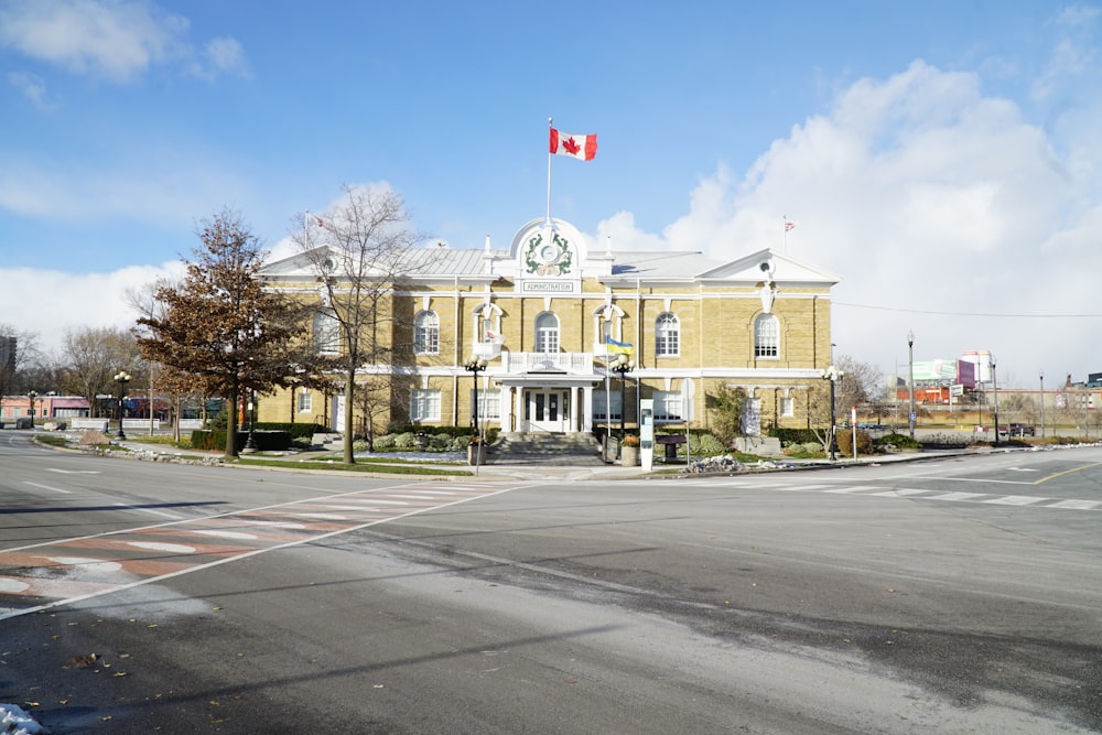 a large building with a clock on it