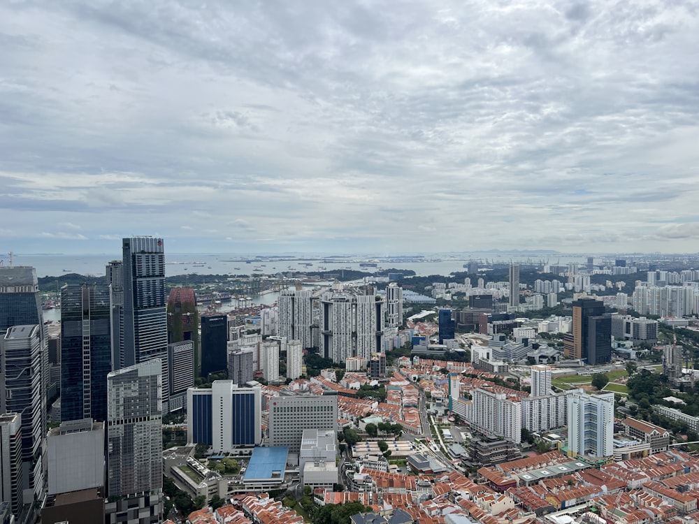 a city with many buildings