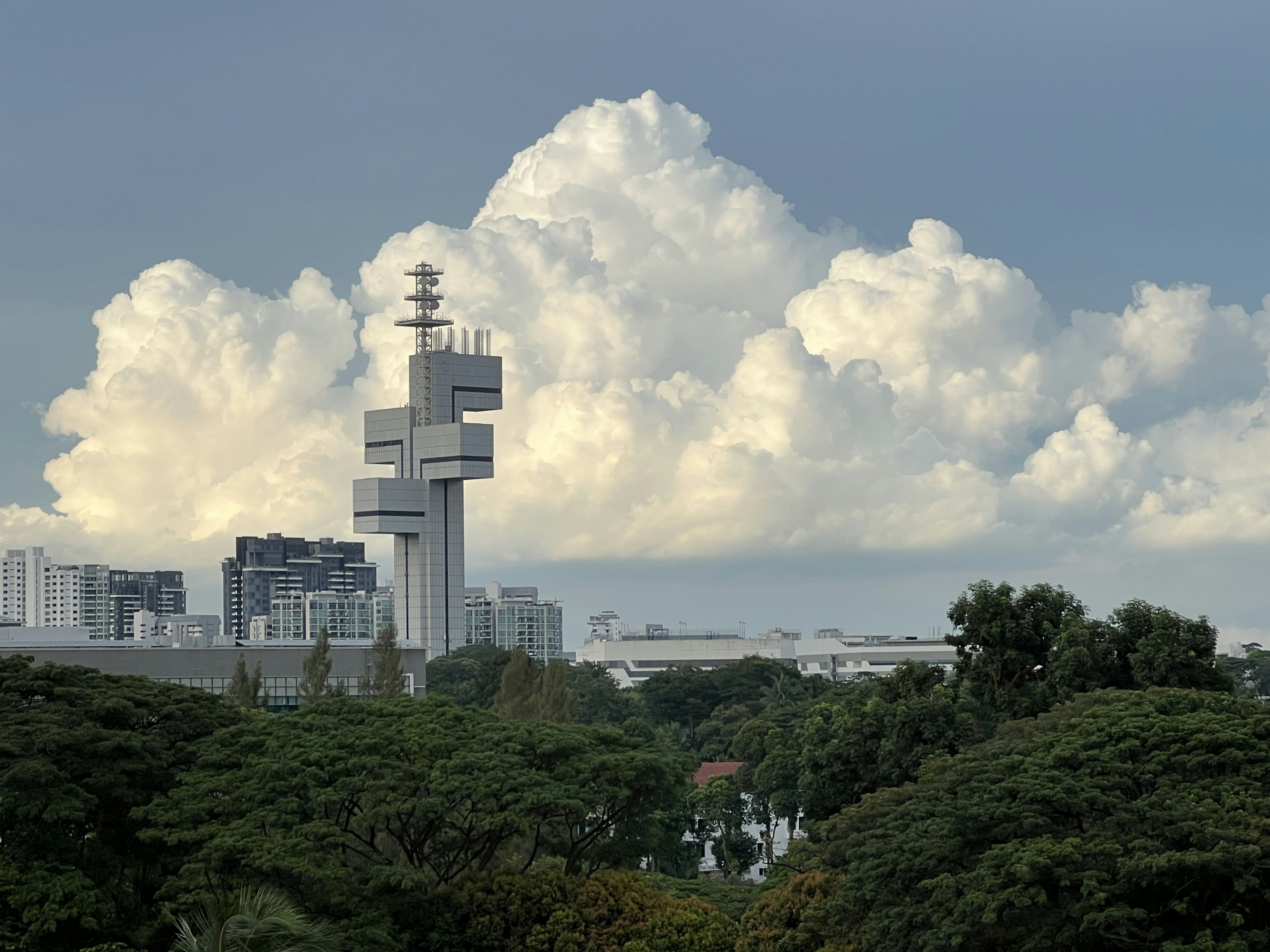 a tall building with a tower