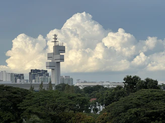 a tall building with a tower