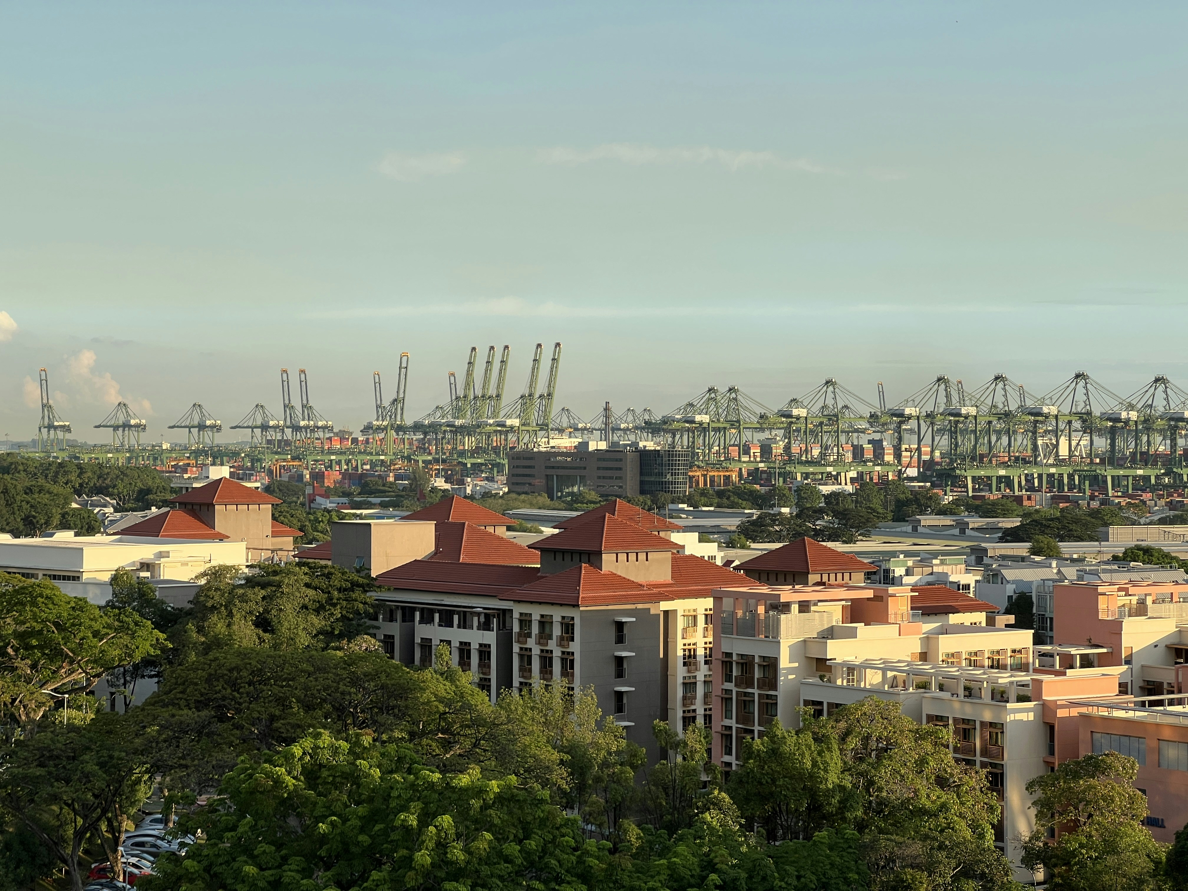 a city with many buildings