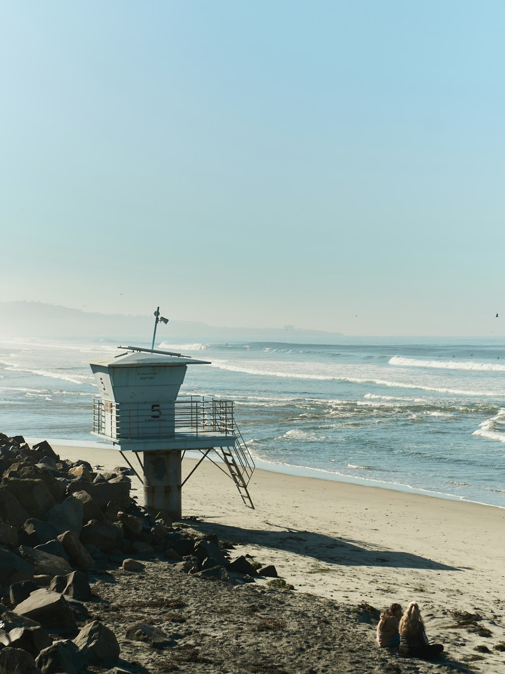 a structure on a beach