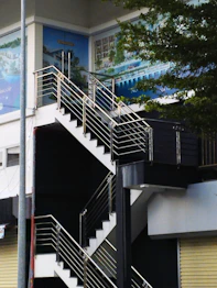 a building with stairs