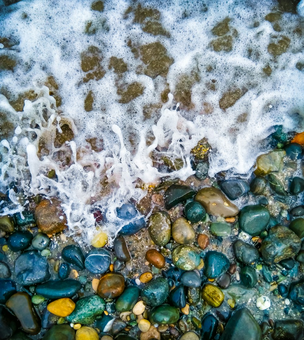 a pile of rocks