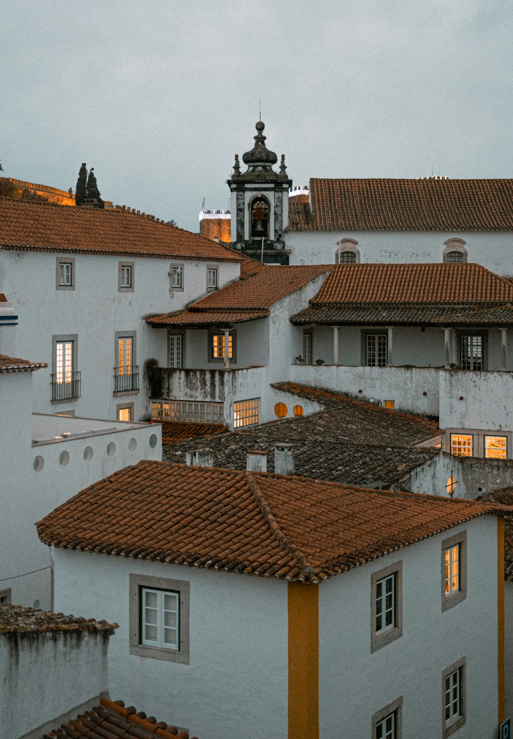 a clock tower on a building