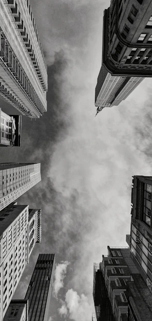 a group of tall buildings