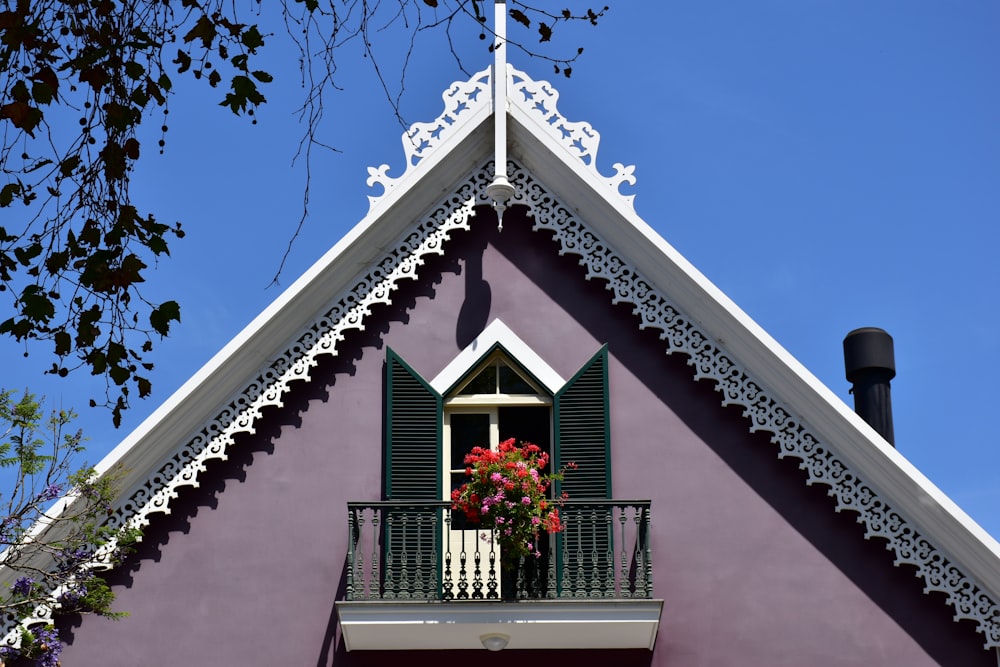 a white building with a cross on top