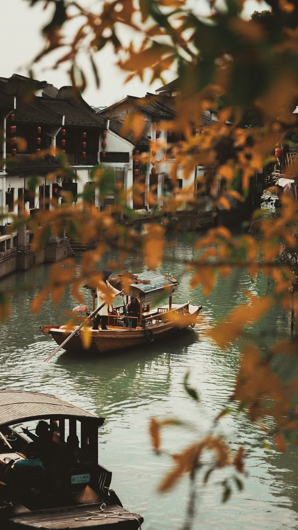 a boat on the water