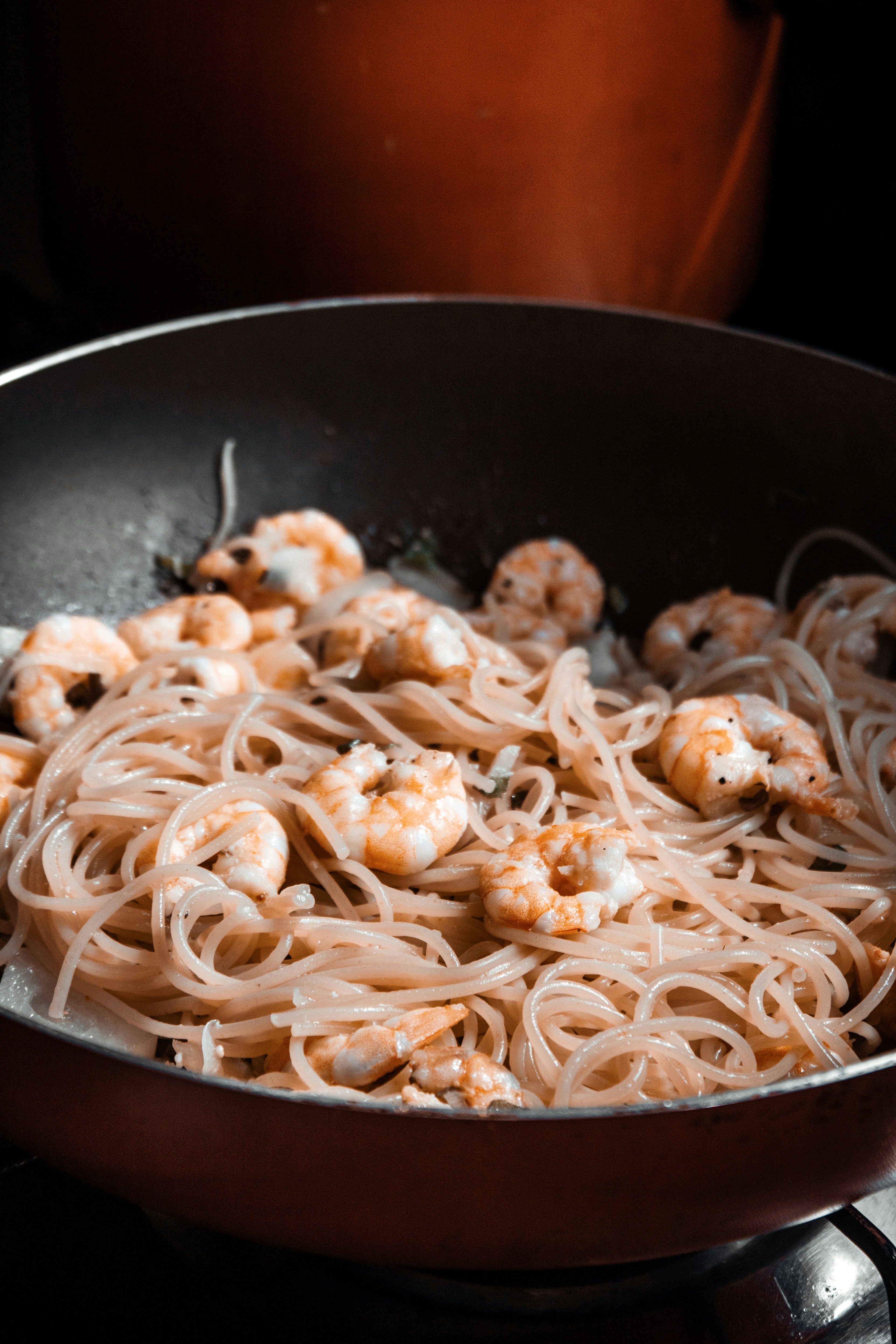 PASTA SHRIMP GARLIC AND OIL