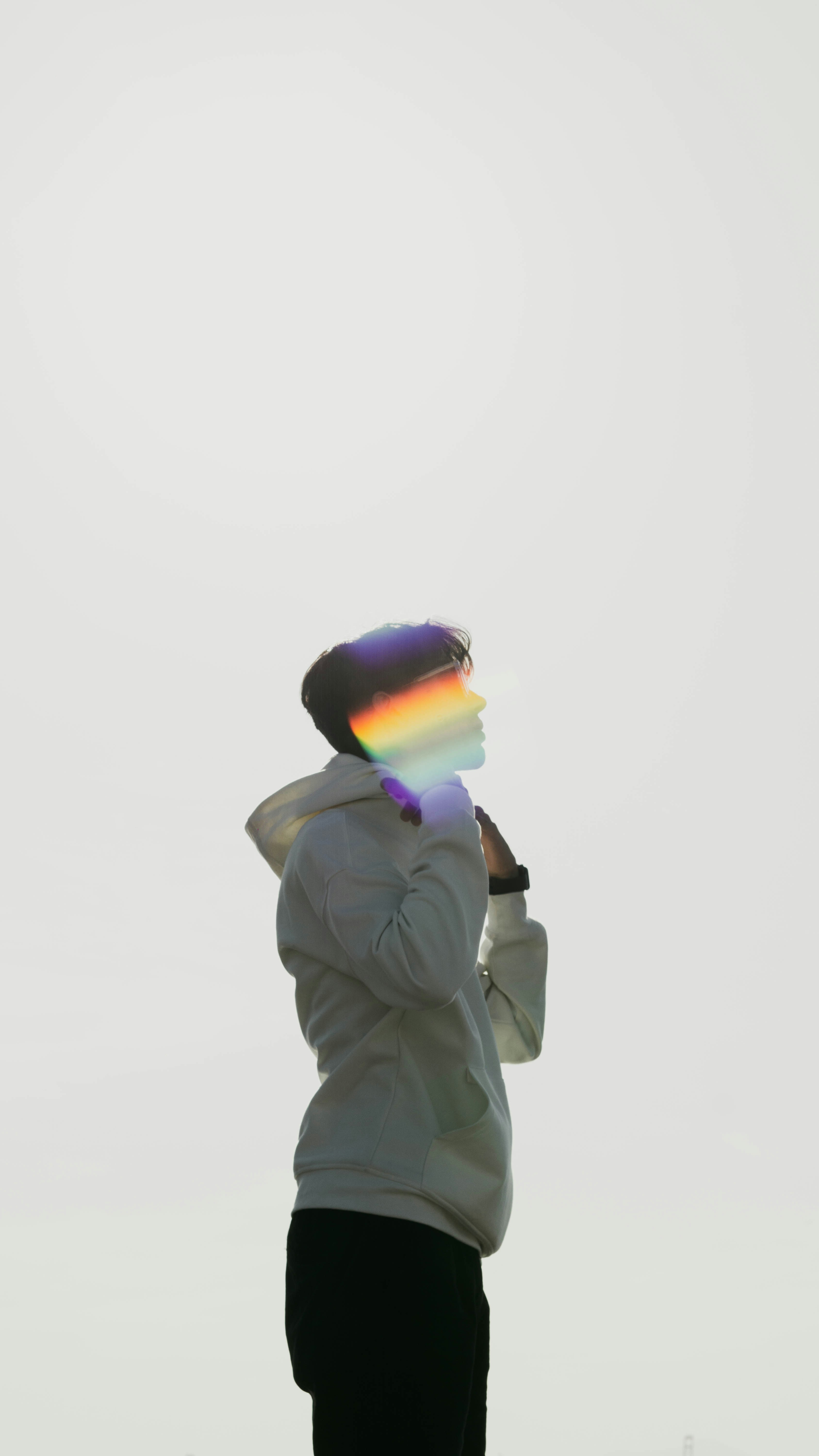 a person holding a balloon