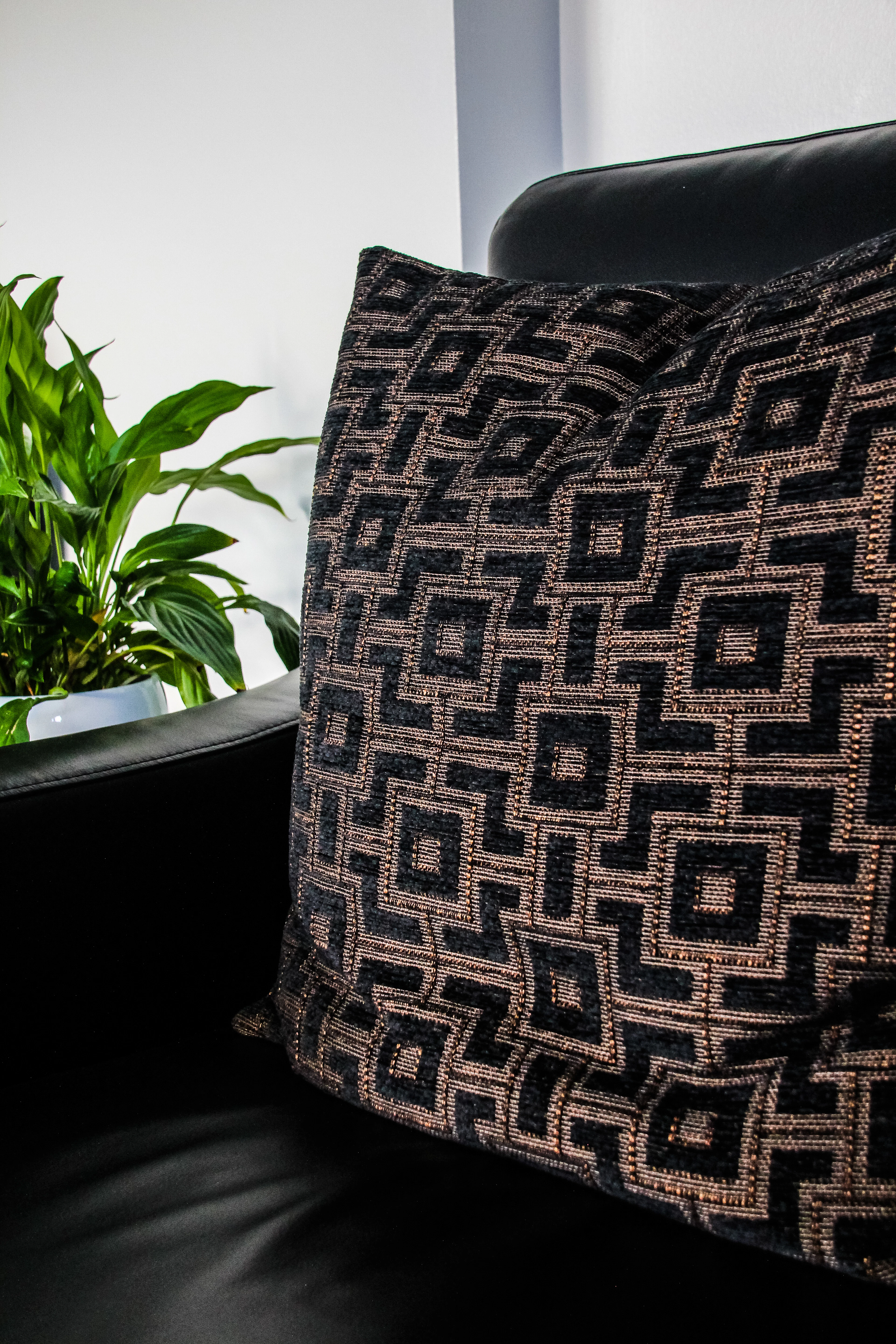 Striped Cotton Cushion