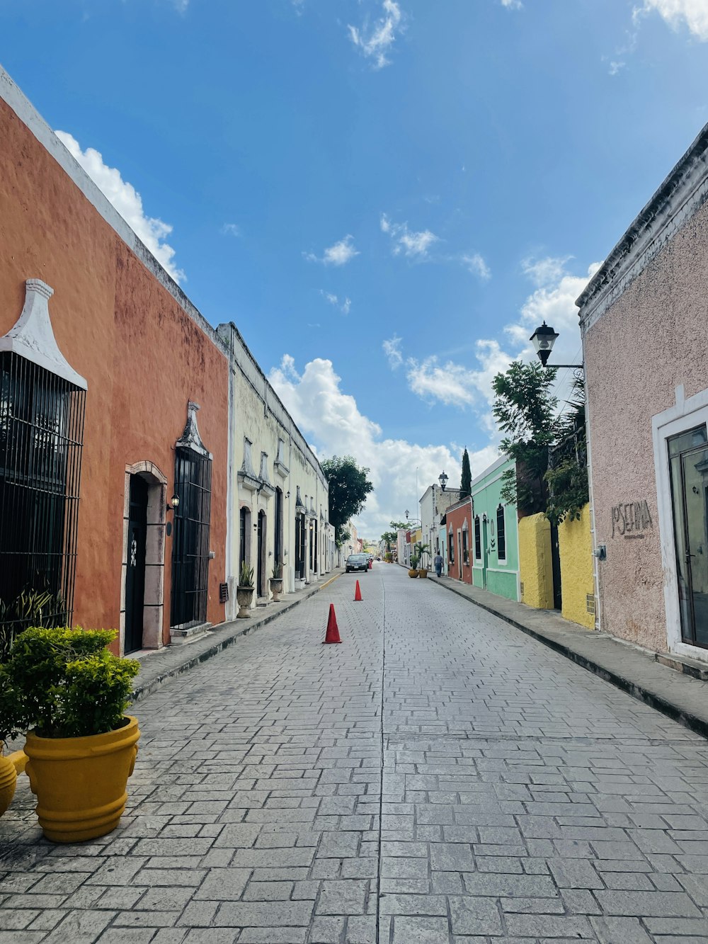 a street with buildings on both sides