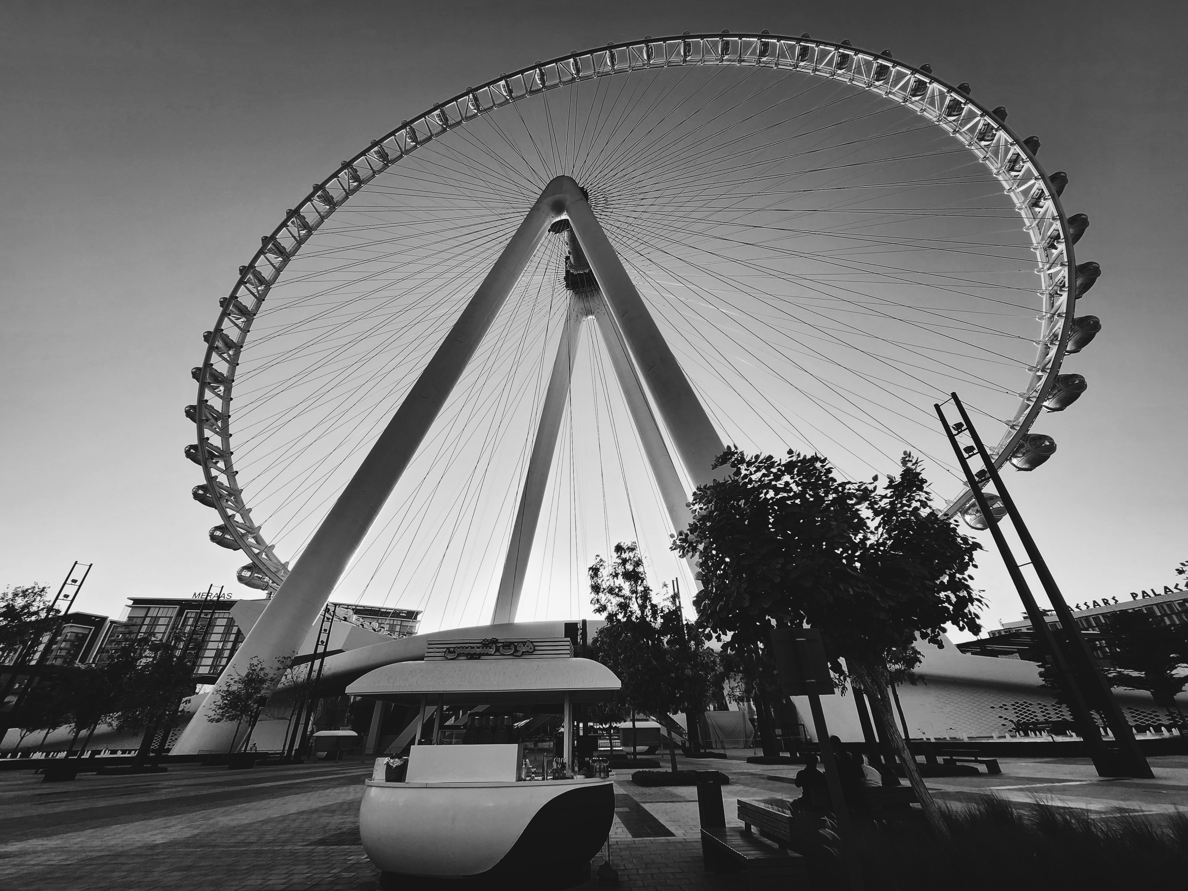 a large ferris wheel