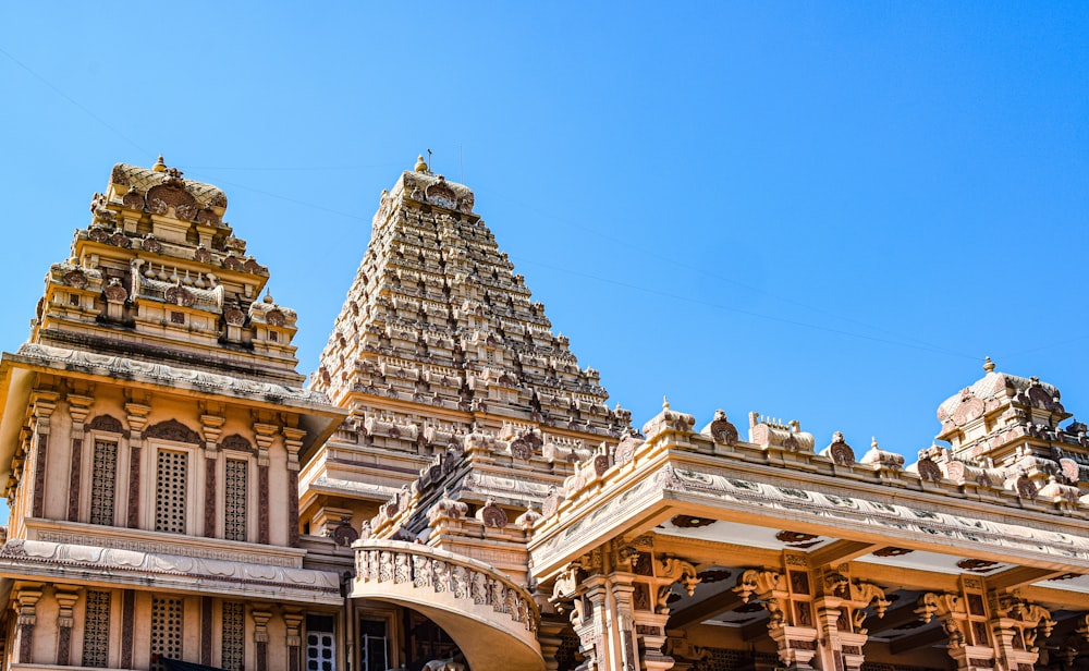 Brihadeeswarar Temple with a tower