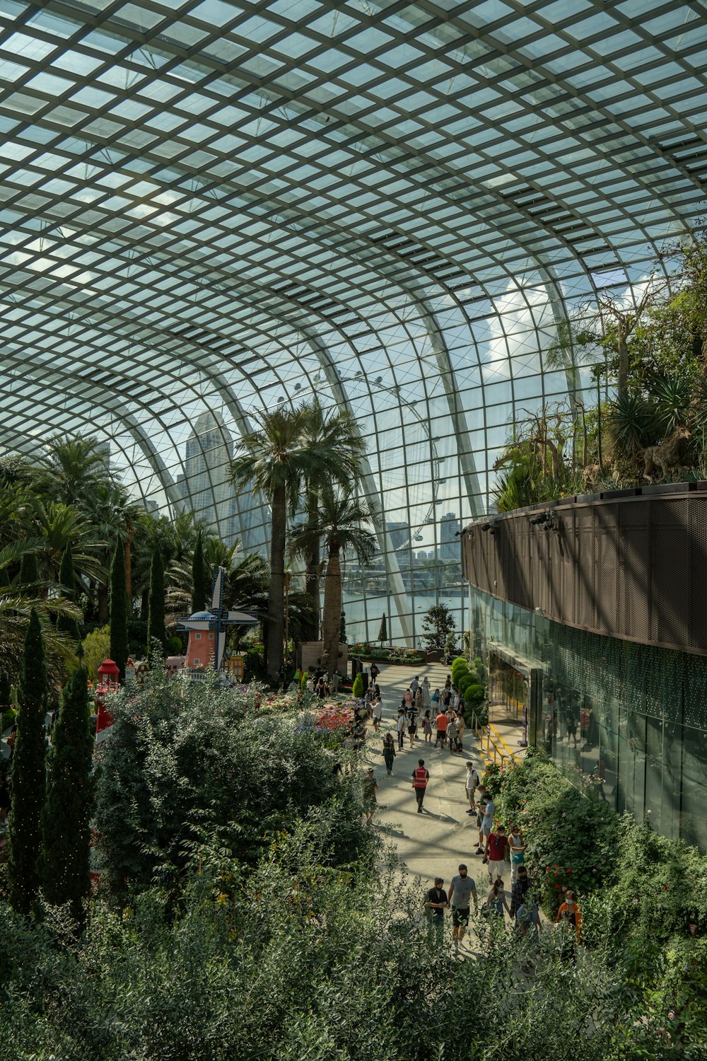 a large indoor garden