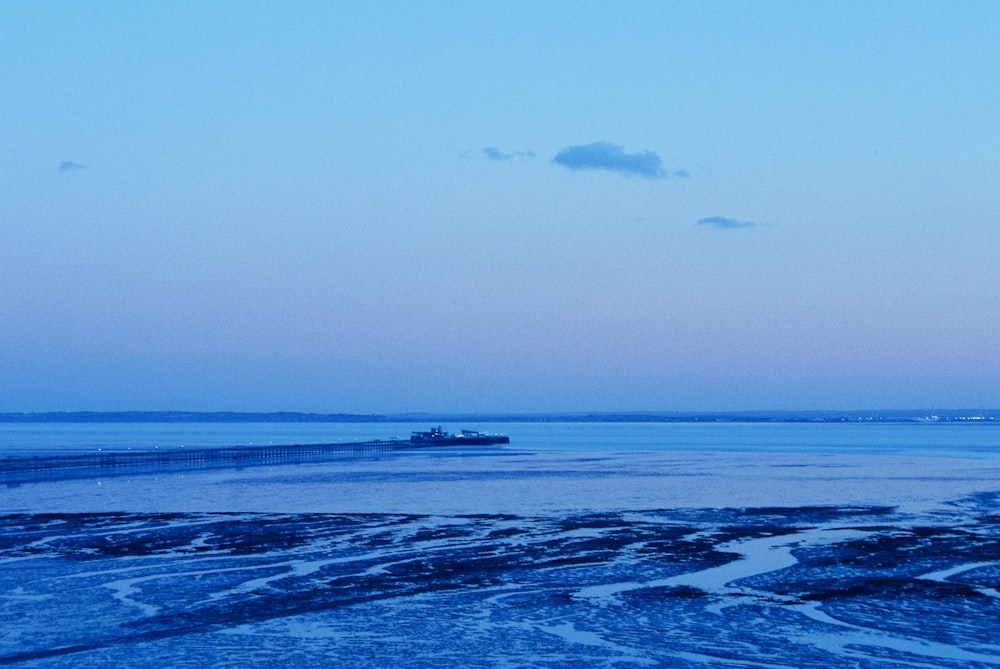 a boat in the water