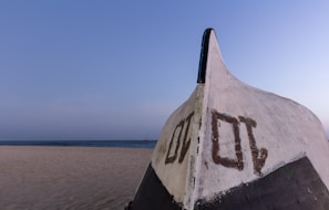 a boat on the beach