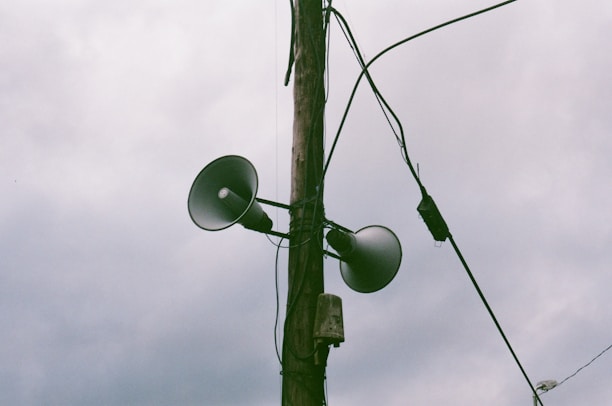 a green light on a pole