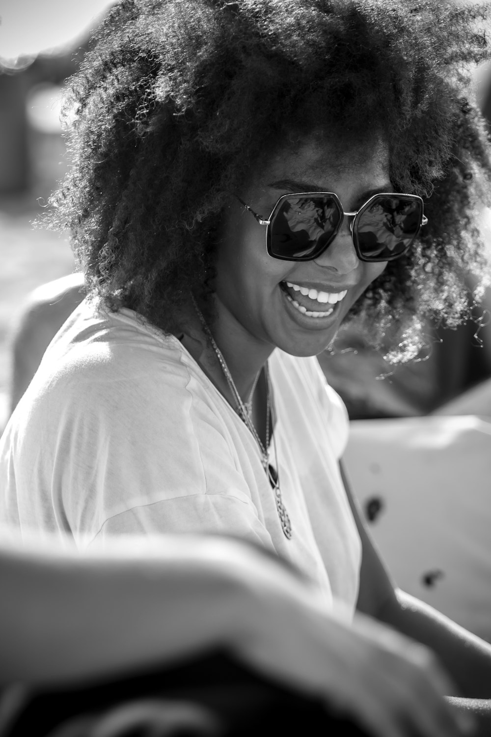 a man wearing sunglasses