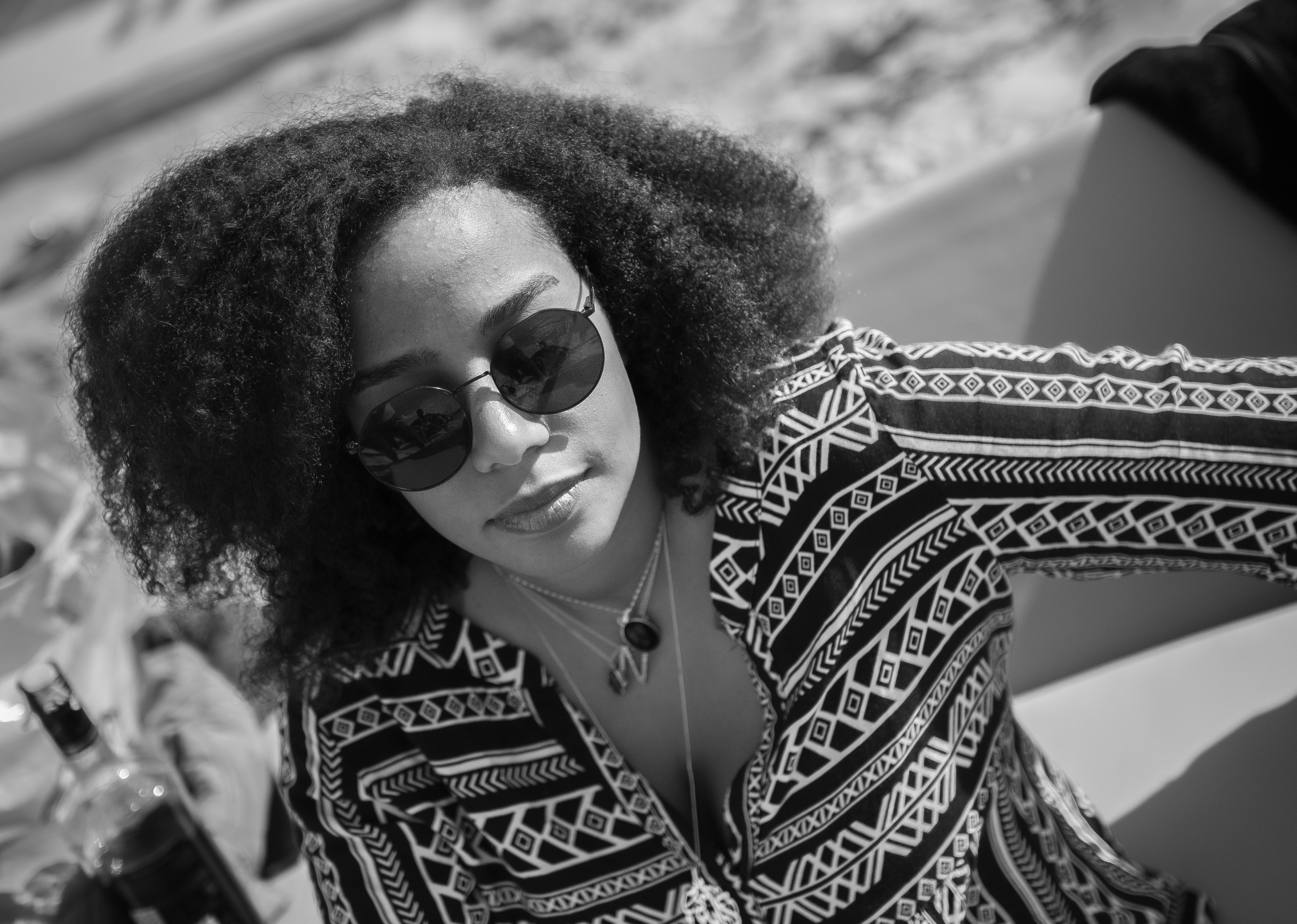 A person wearing sunglasses photo – Free Ain sokhna Image on Unsplash