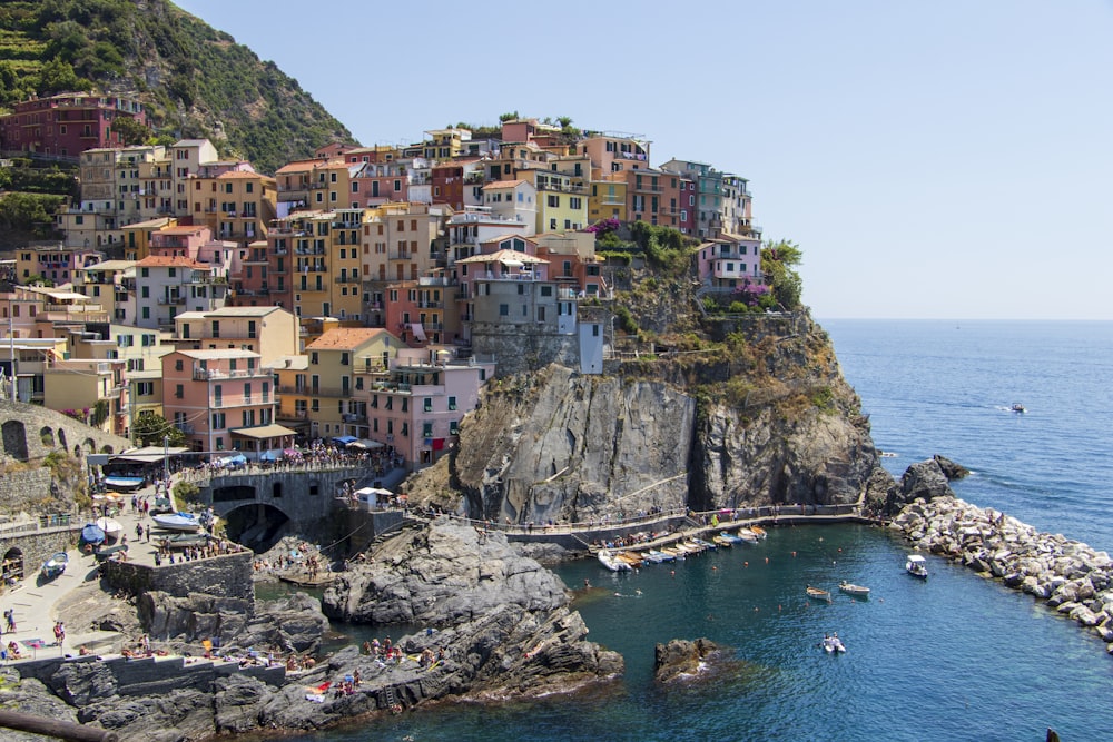 Cinque Terre on the edge of a cliff