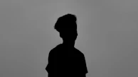 a silhouette of a person