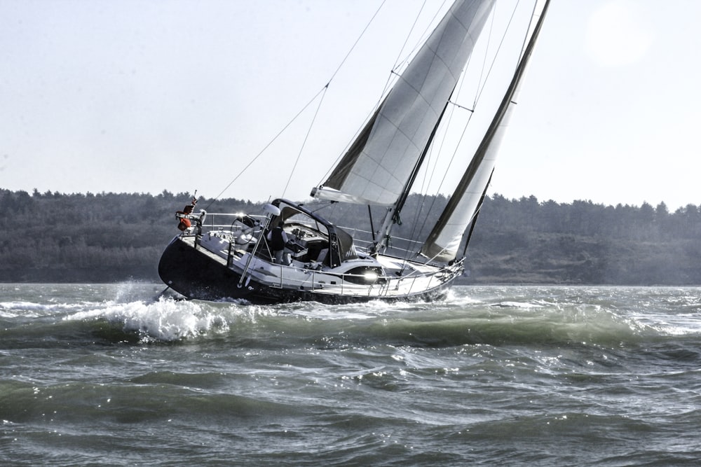 a sailboat on the water