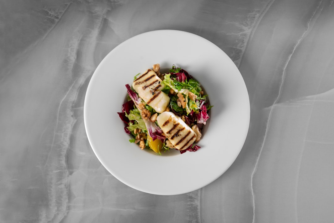 Grilled Halloumi Salad