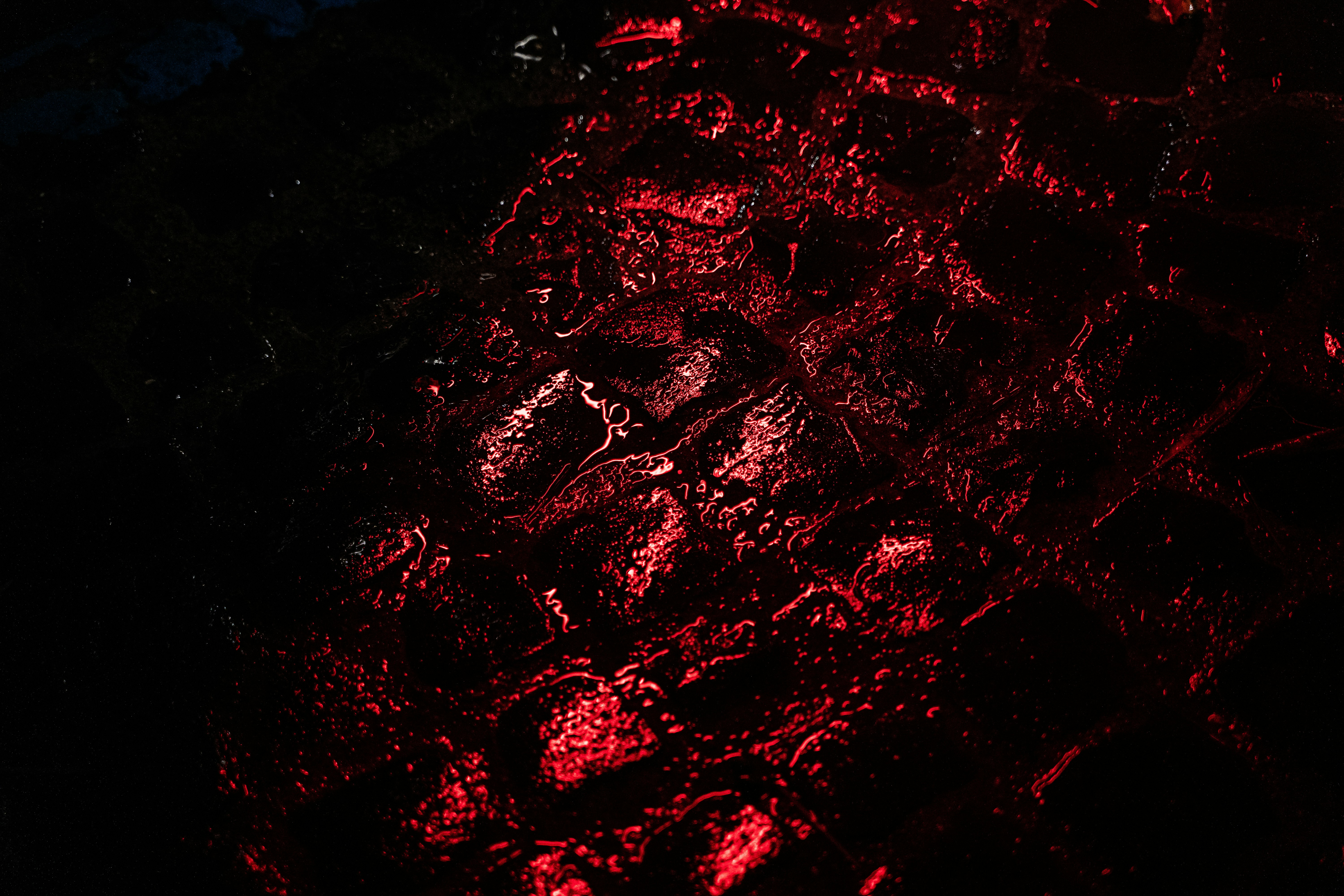 a red and black nebula