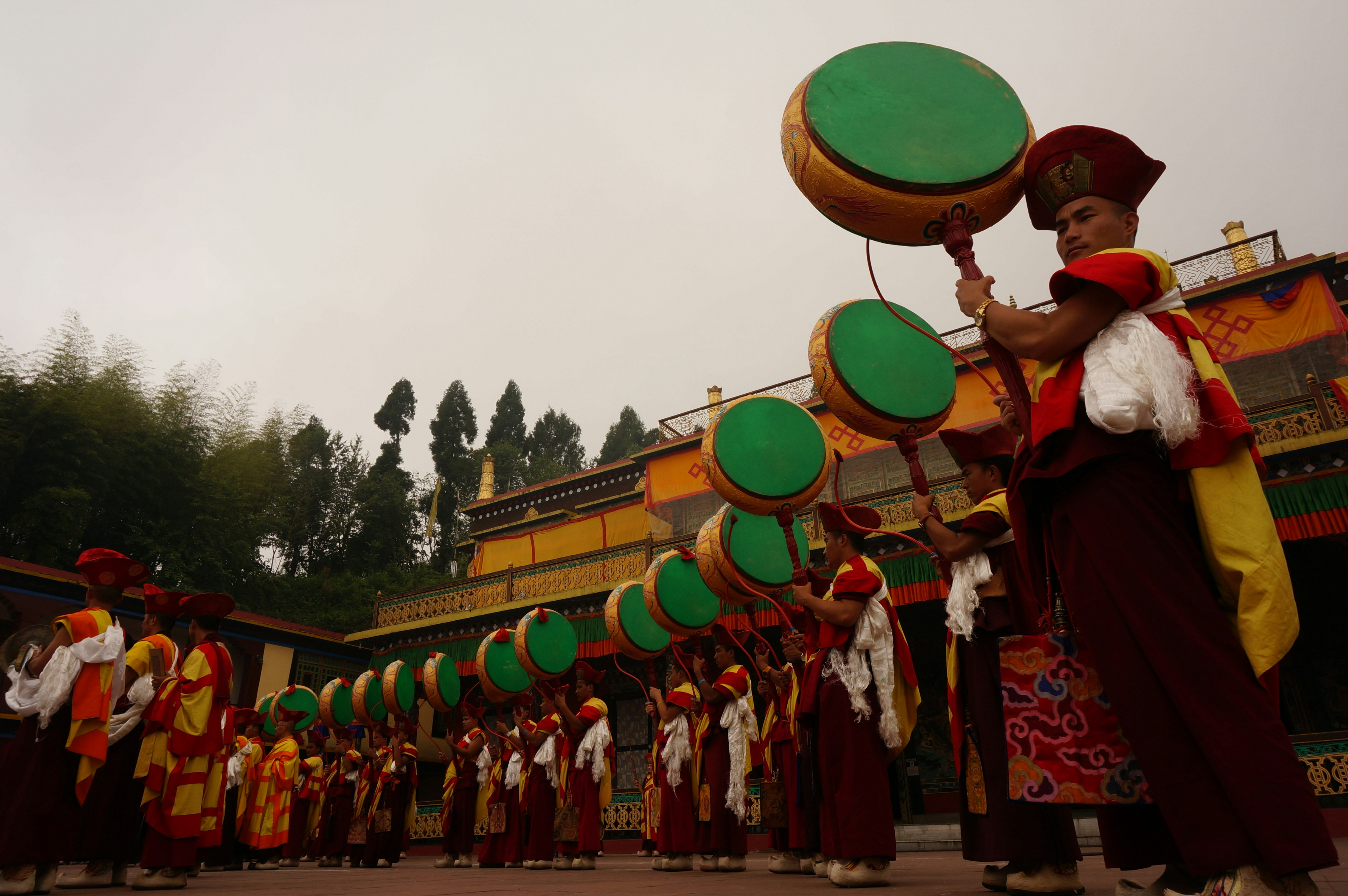 Buddhist ritual monks