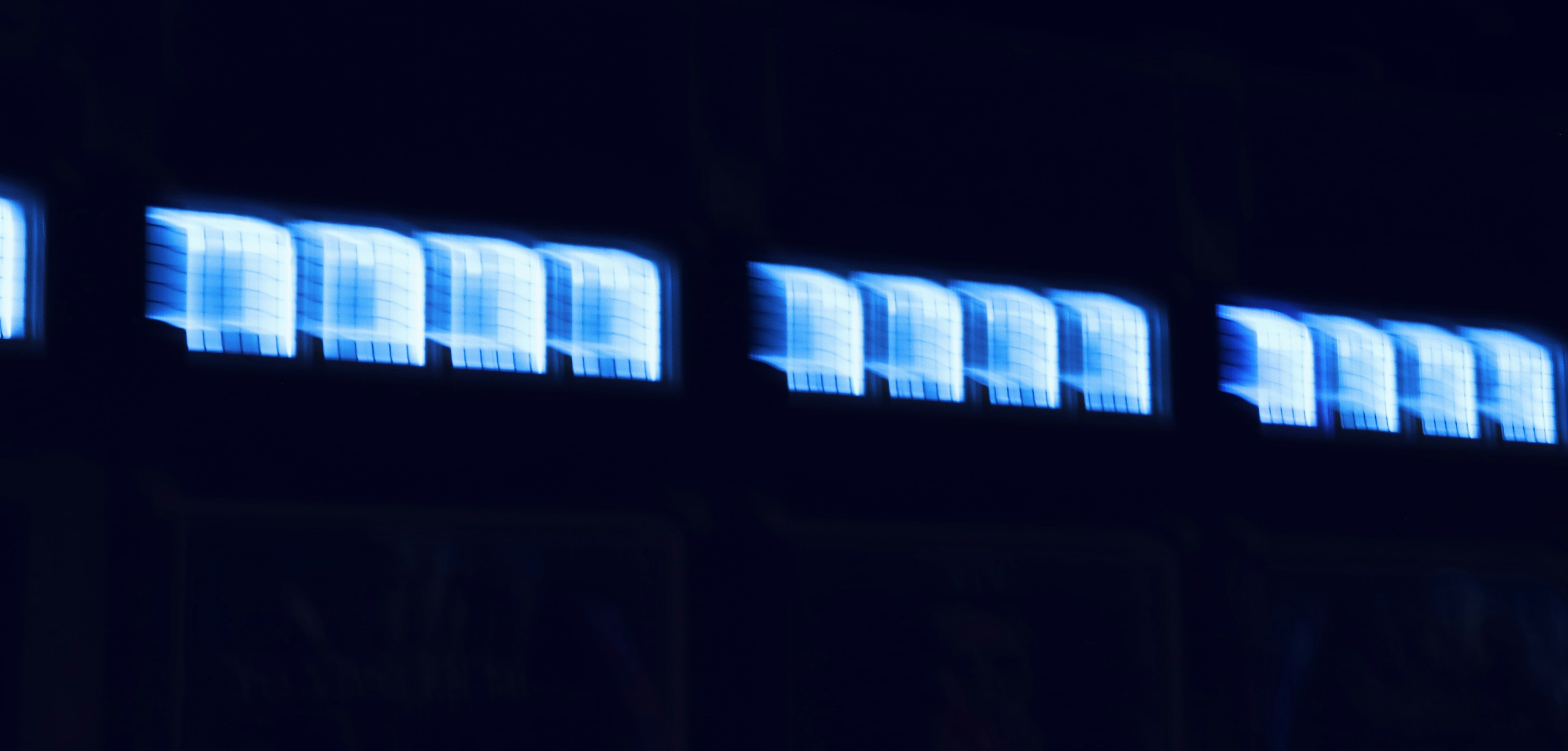 a blue sign with white text