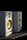 Two white speakers with yellow cones sit side by side on a metallic surface, illuminated by a soft light against a dark background. Both speakers have a compact design, featuring circular tweeters and woofers.