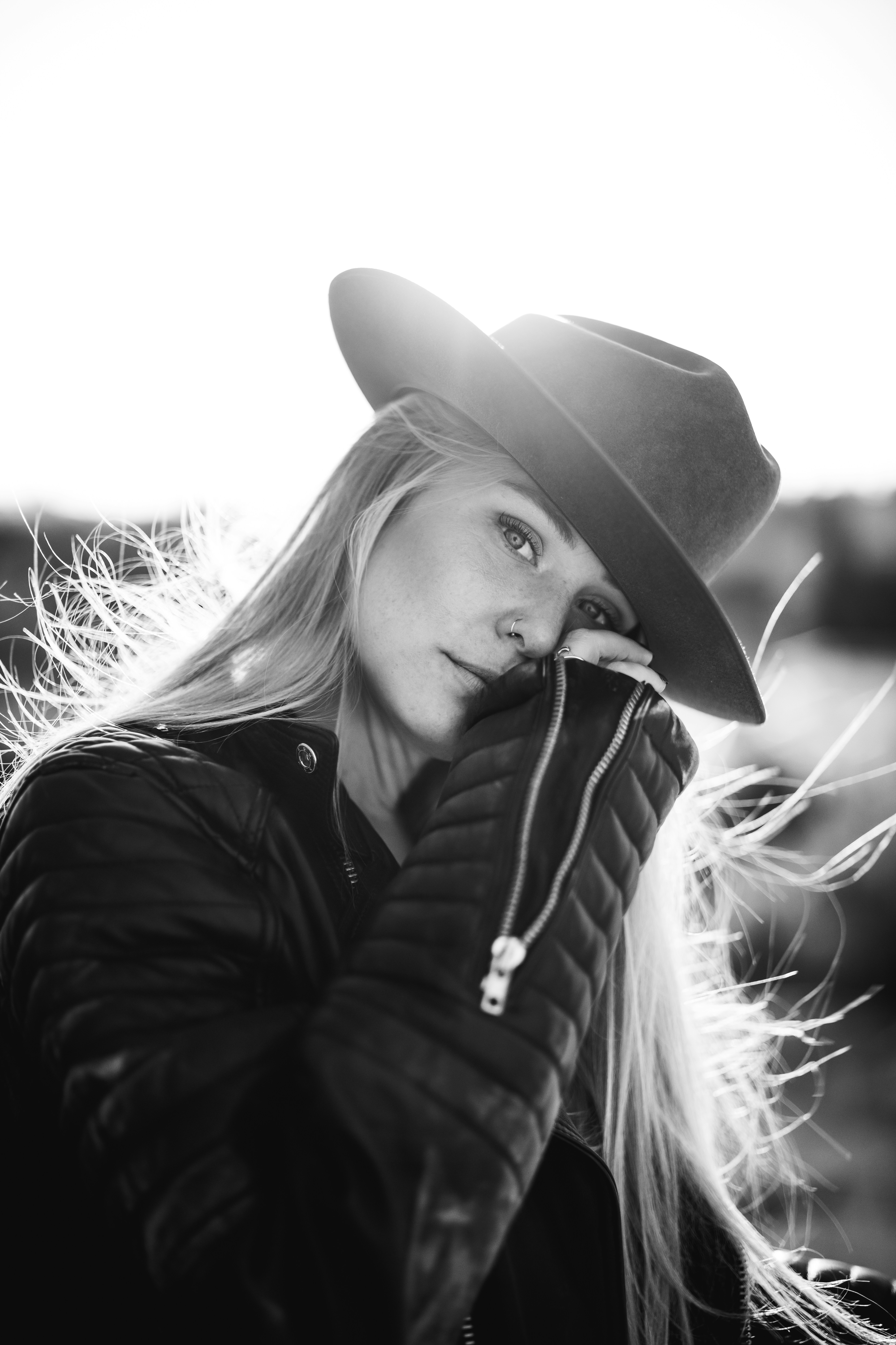 a person wearing a hat