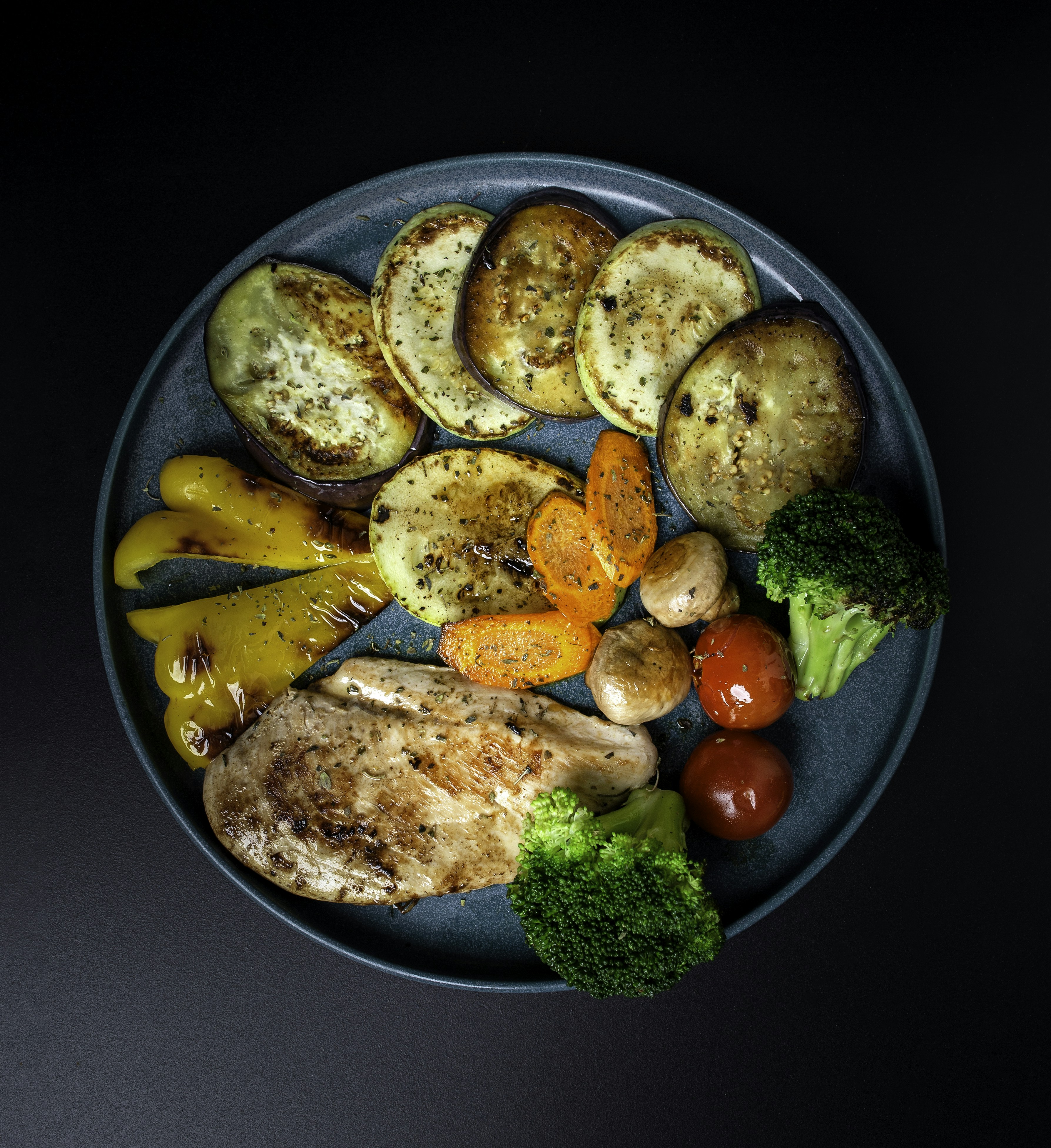a plate of food