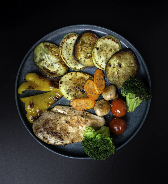 a plate of food