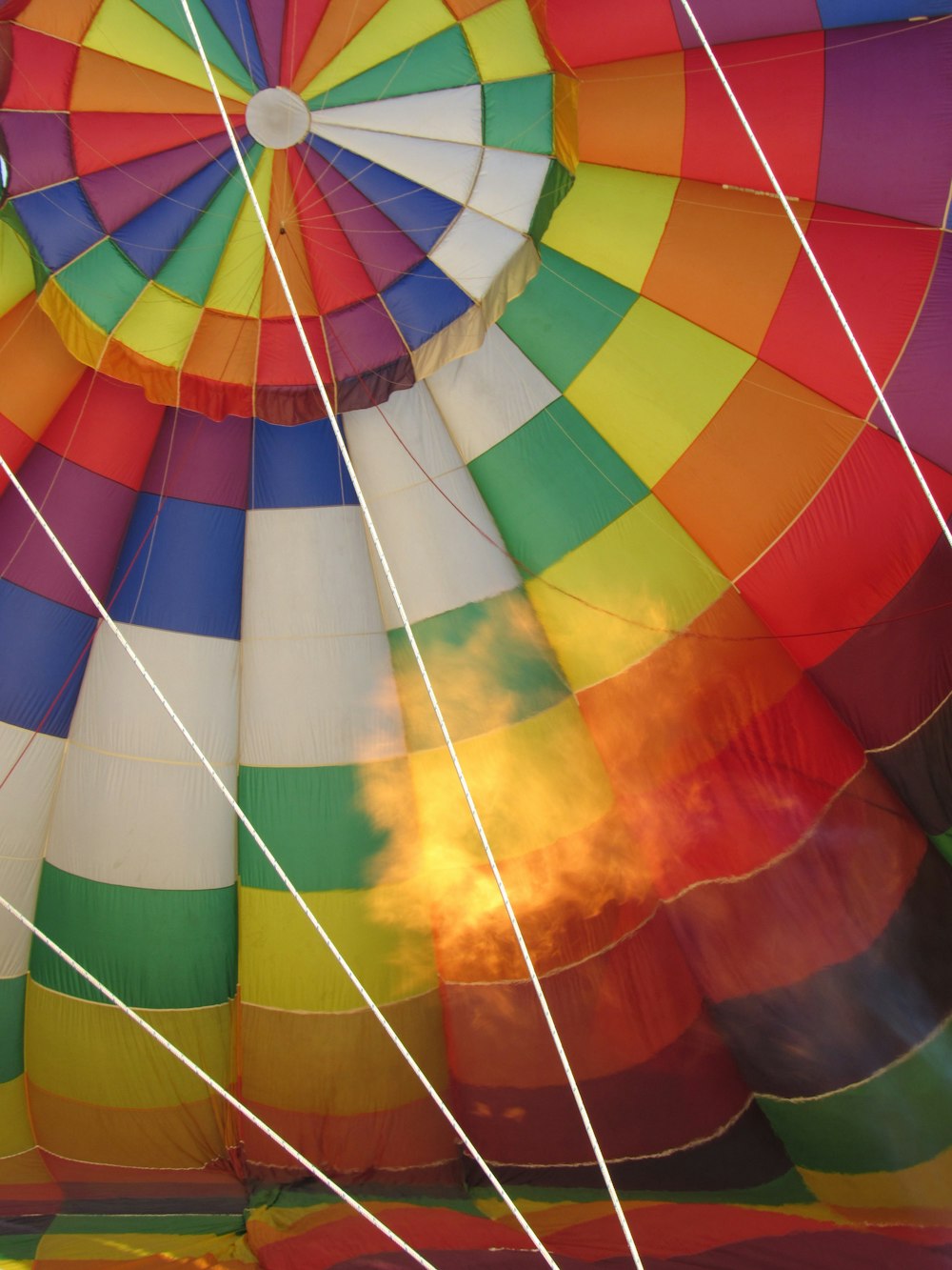 a group of colorful umbrellas