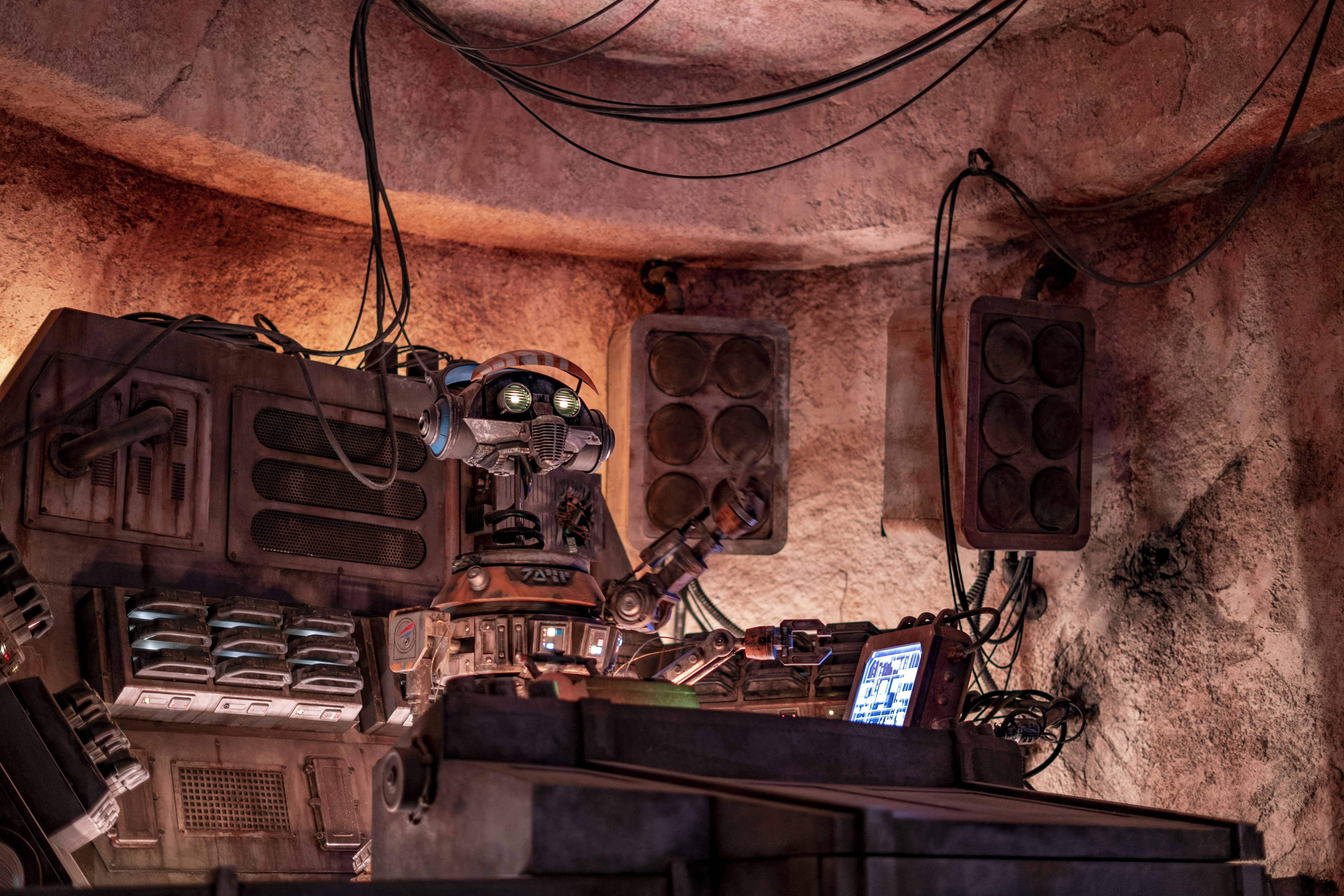 a machine with a screen