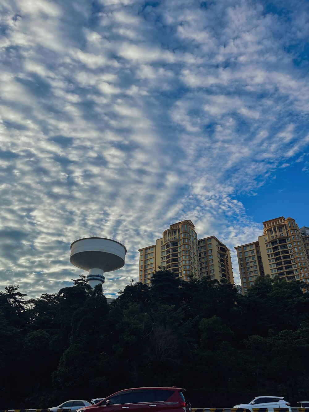 a hot air balloon in the sky