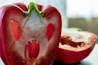 a close up of a tomato