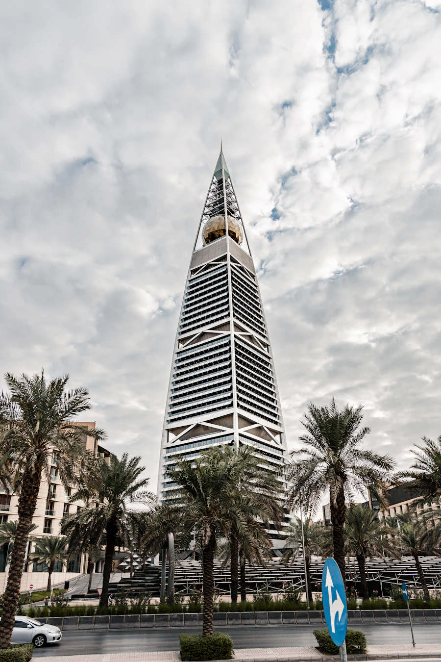 Modern residential tower in Riyadh